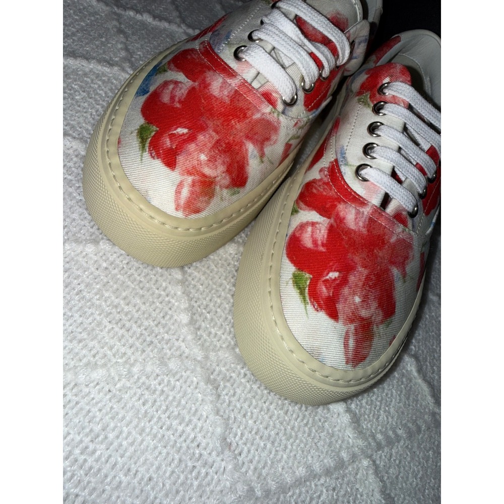 Saint Laurent Paris Floral Canvas Sneakers - Chic & Luxury EU/40 US/9-9.5‎ - Picture 6 of 13